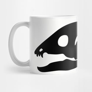 Homalocephale skull - black Mug